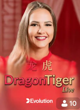 Dragon Tiger लाइव गेम — Evolution की लाइव डीलर टेबल